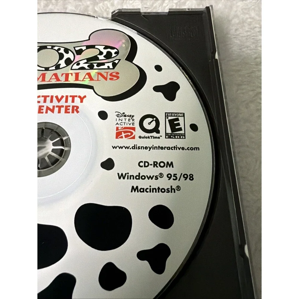 102 DALMATIANS Activity Center Game PC CD ROM Game 2000 Vtg Disney Dogs